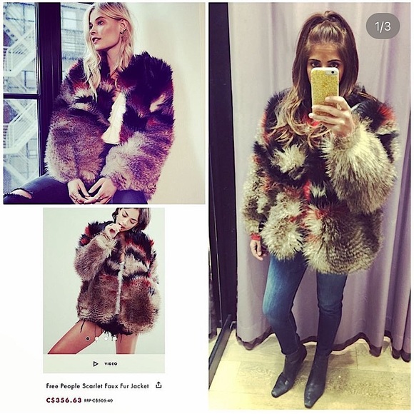 FREEPEOPLE Scarlet Faux Fur Jacket - Picture 3 of 10